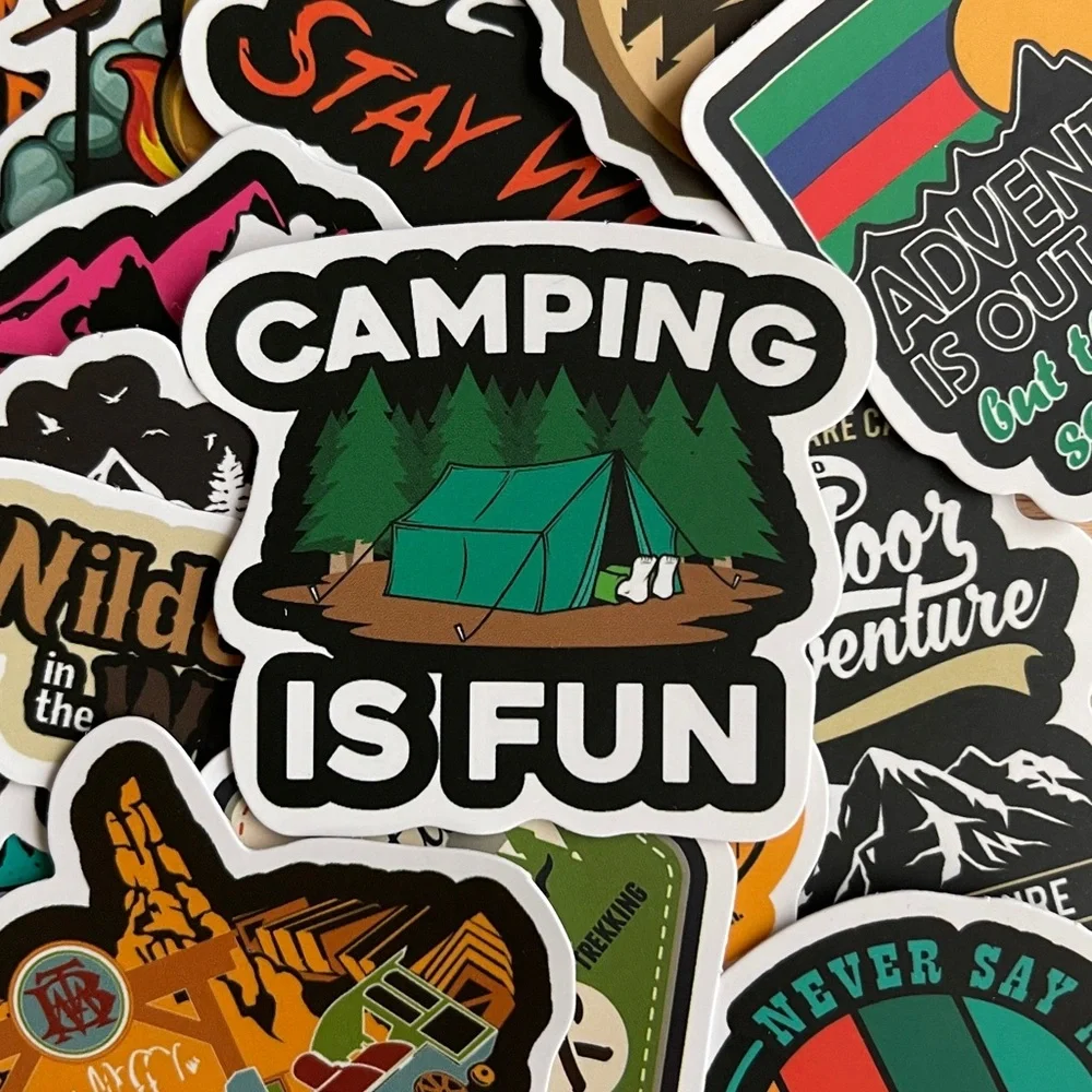 Pack of 50 Adventure Outdoors Stickers. - Picture 5 of 12